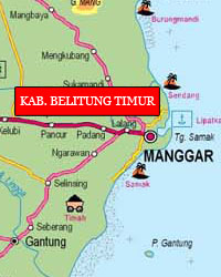 Peta Mitra KABUPATEN BELITUNG TIMUR