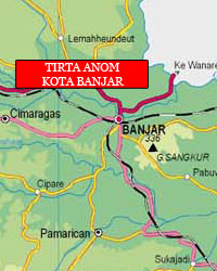 Peta Mitra PERUMDAM TIRTA ANOM KOTA BANJAR