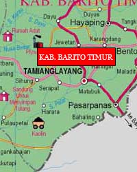 Peta Mitra KABUPATEN BARITO TIMUR